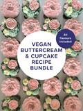 Vegan Buttercream & Cupcake Recipe Bundle, All Flavours, Instant Download, Printable Instructions