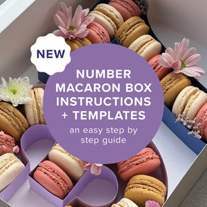 Boîtes à macarons, guide d'instructions et modèles, téléchargement immédiat