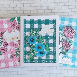 Ensemble de 3 cartes de sympathie, carte faite à la main, carte Get Well, carte Thinking of You