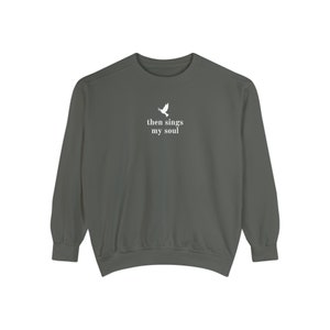 Then Sings My Soul Sweatshirt, Hymn Sweatshirt, Faith Sweatshirt, Christian Sweatshirt, Women's Sweatshirt, Women's Sweaters, Faith Crewneck image 3