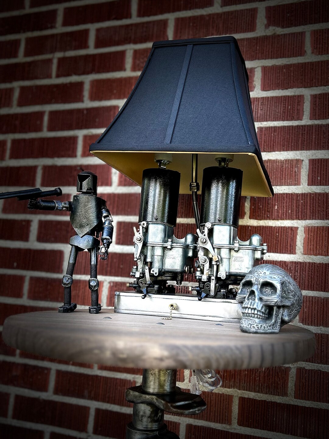 Carburetor Lamp & Crankshaft Table Etsy