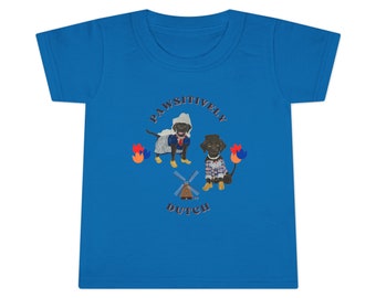 Camiseta para niños pequeños/Perros disfrazados holandeses