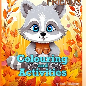 Autumn Friends - 30 Seiten - Digitales Mal- und Freizeitbuch
