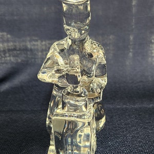 Orrefors Sweden Olle Alberius Glass Paperweight