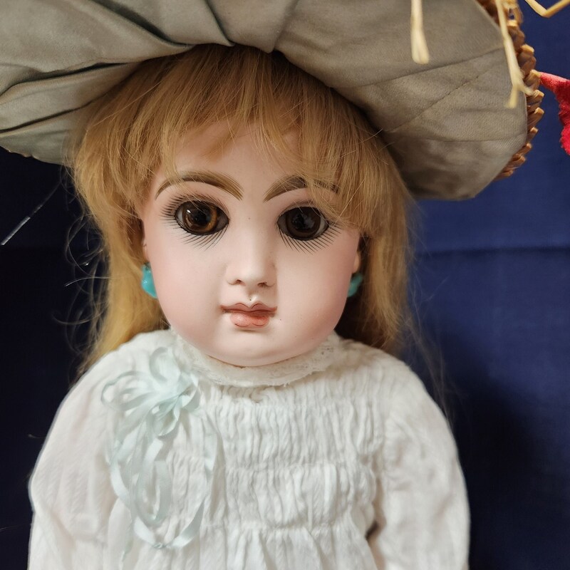 Reproduction Poupée Jumeau Double Face 28 Cm – Tête Biscuit, Corps Composition (France)
