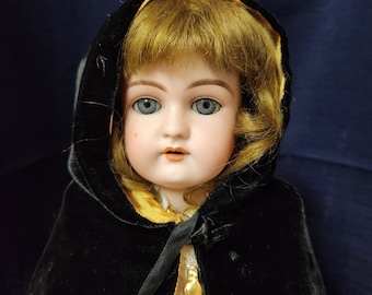 Antique 18&quot; Handwerck Bisque Doll on Composition Body