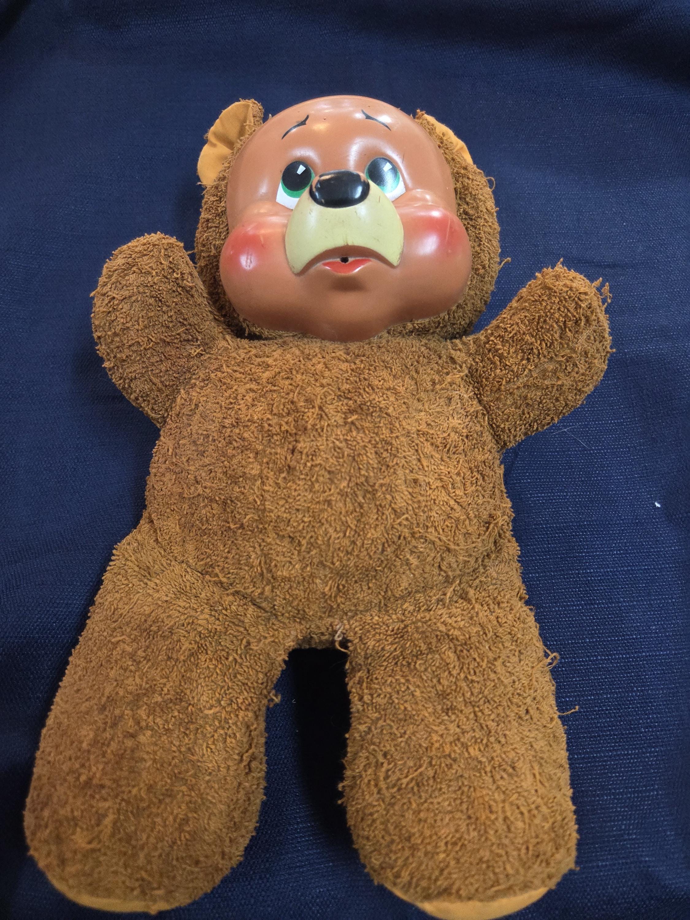 Vintage 1976 Romper Room Softies Tearful Teddy Bear by Hasbro - Etsy