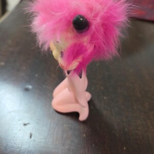 Vintage Norleans Pink Wichtel; Mond Mädchen Figur