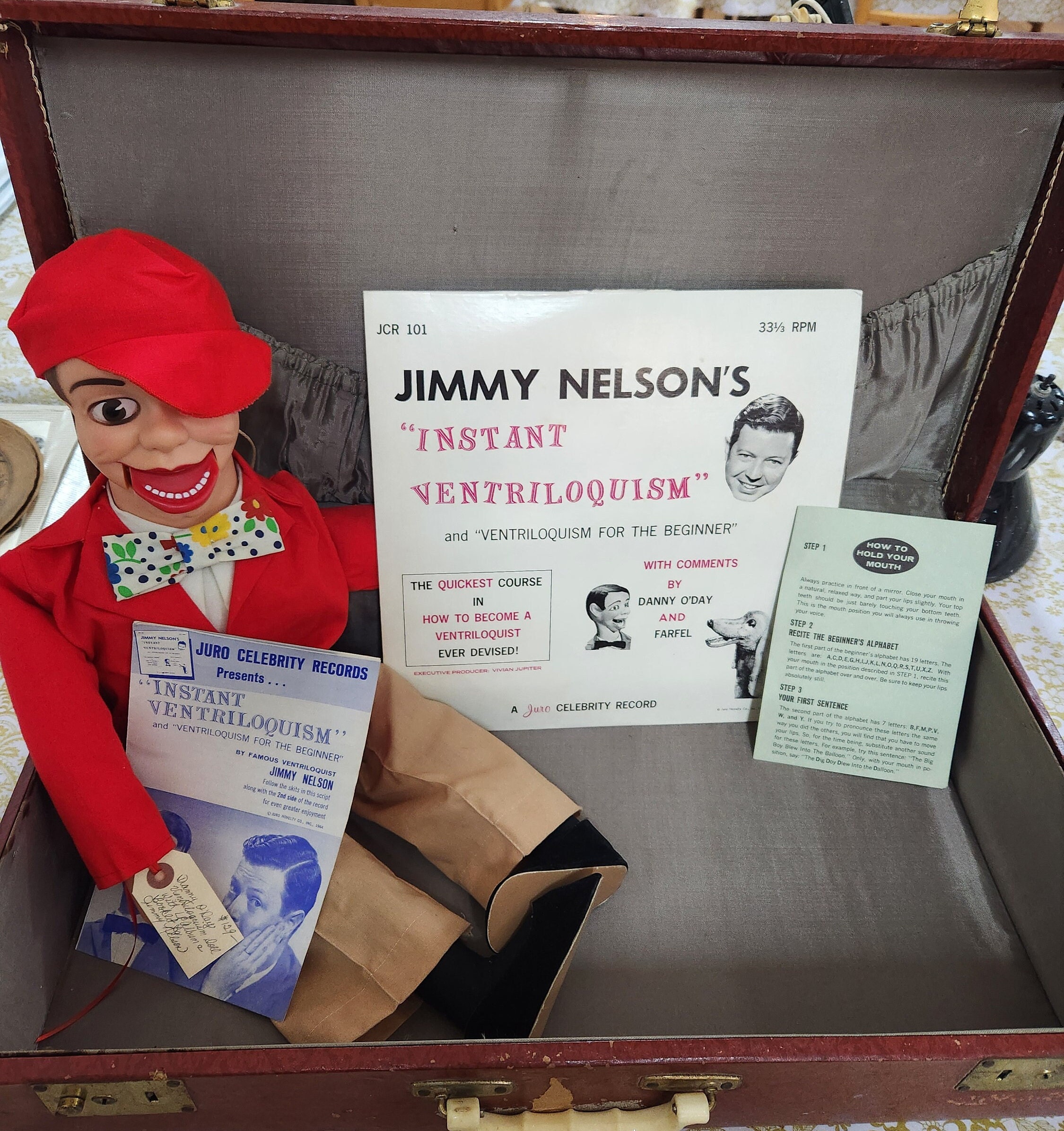 Vintage 1964 Jimmy Nelson's Danny O' Day Ventriloquism Doll Etsy
