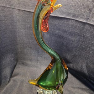 Vintage 1970's Murano Glass Rooster