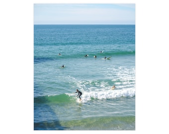 Pismo Beach Surfers Print - 16x20 Vertical Surfing Photo, California Coast Wall Art, Limited Edition Ocean Sport Photography