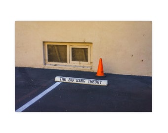 Big Bang Theory Parking - Limited Edition Photographic Print, Burbank California Wall Art, Collector's Item 24x16