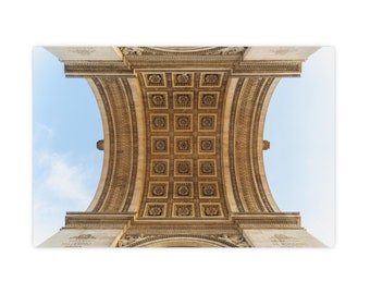 Underneath the Arc de Triomphe - 24x16 Horizontal Architectural Print, Limited Edition Paris Monument Photography, French Decor Art