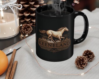 Keeneland, Lexington Kentucky Cup, Lexington koffiemok, cadeau voor dierenartsen, cadeau voor paardenliefhebber, beste cadeau voor paardenliefhebber