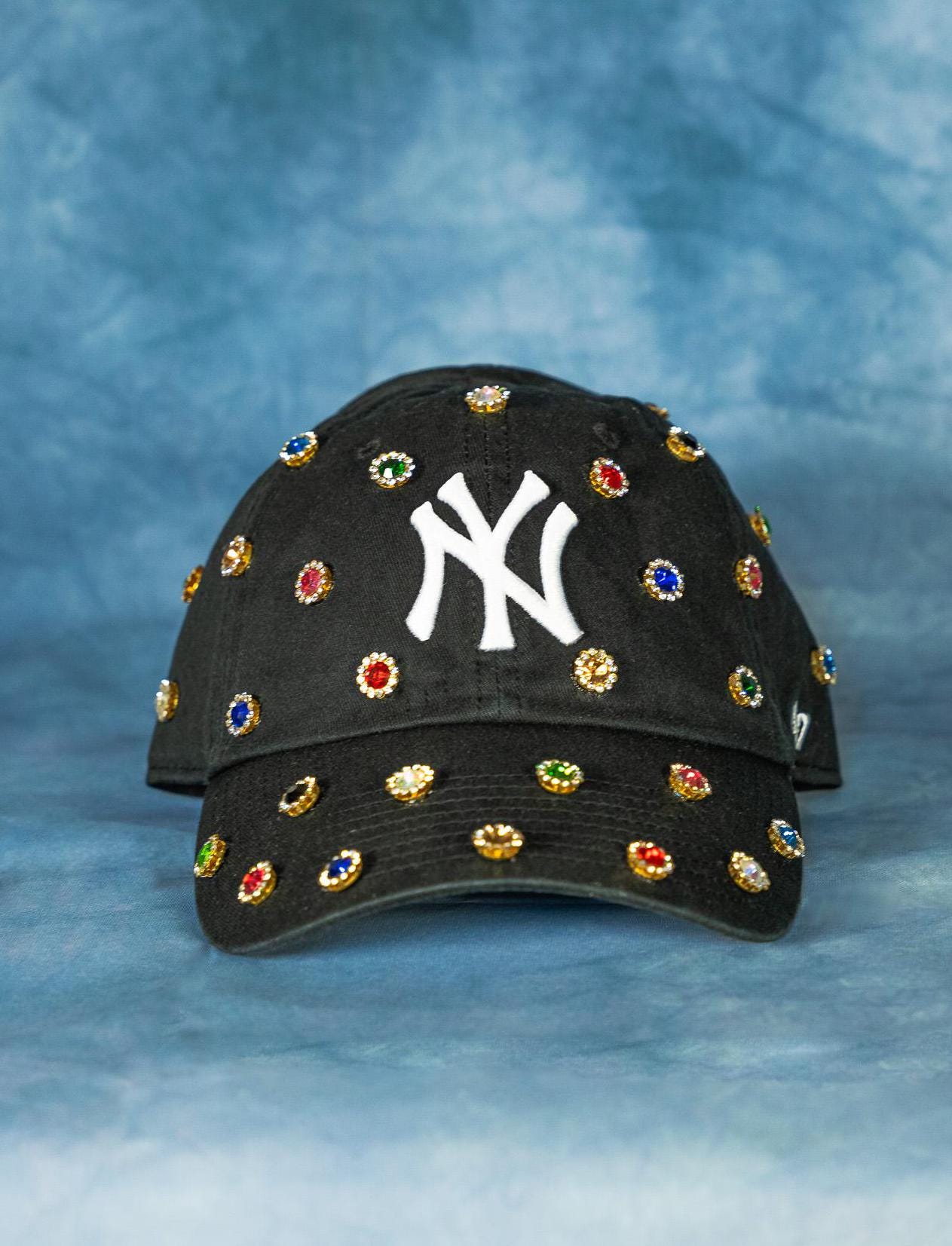 Embellished hats Fitted Rhinestone Embellished New Era Cap – clouded main image 4
