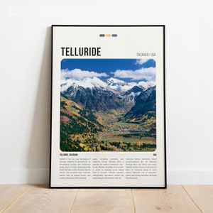 Telluride Print | Telluride Poster | Telluride Wall Art | Travel Telluride Colorado