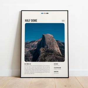 Half Dome Trail  Print | Half Dome Trail Poster | Half Dome Trail  Wall Art | Half Dome Trail  Hiking Print | Half Dome print