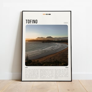 Tofino-Druck | Tofino Plakat | Tofino Wandkunst | Reise Tofino