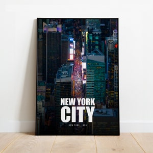 Poster di New York City/Stampa di New York City/Arte murale di New York City/Viaggio a New York City