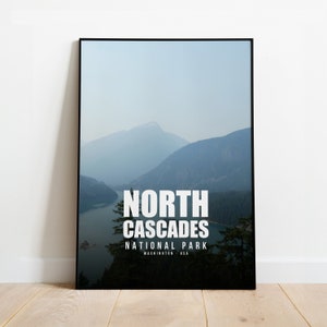 North Cascades National Park Druck | North Cascades Nationalpark Poster | North Cascades National Park Kunst | Nordkaskadenreisen