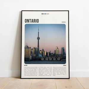 Ontario-print | Ontario-poster | Muurkunst in Ontario | Reizen naar Ontario