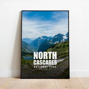 North Cascades National Park Druck | North Cascades Nationalpark Poster | North Cascades National Park Kunst | Nordkaskadenreisen