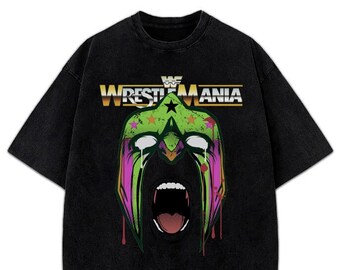 Camiseta para hombre con diseño personalizado de Wrestlemania WWF estilo Vintage The Ultimate Warrior