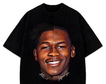 Anthony Edwards Michael Jordan Timberwolves Custom Design Graphic T-Shirt