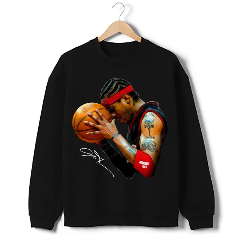 Allen Iverson the Answer Sixers 90's Basketball Vintage Streetwear ...