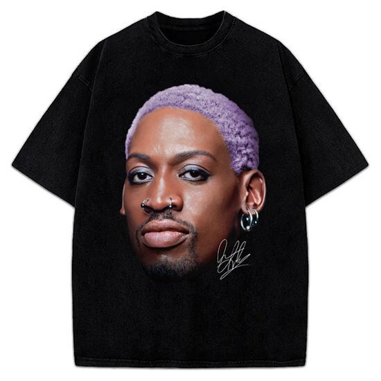 Dennis Rodman Purple Hair Rodzilla Flamboyant 90's Vintage 