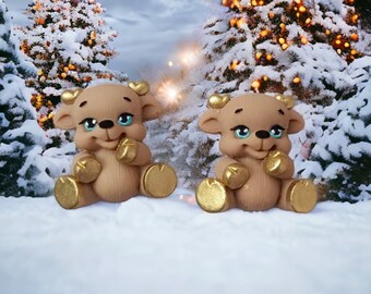 Zamów w przedsprzedaży – Pudełko z przysmakami – Belgijski czekoladowy jeleń – Wyjątkowy prezent – Spersonalizowany prezent świąteczny – Świąteczna figurka małego jelonka w czekoladzie – skarpeta