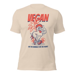 Vegan For the Animals! For the Planet! Unisex t-shirt