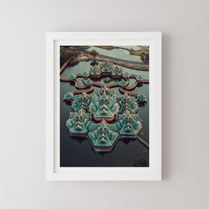 Bangkok Ancient City Temple Print, Thailand Landscape Photography, Minimalist Wall Art, Travel Poster
