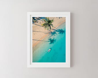 Phuket Ao Yon beach Print, Thailand Landscape Photography, Minimalist Wall Art, Travel Poster