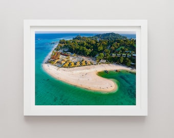 Koh Lipe North beach Print, Thailand Landscape Photography, Minimalist Wall Art, Travel Poster