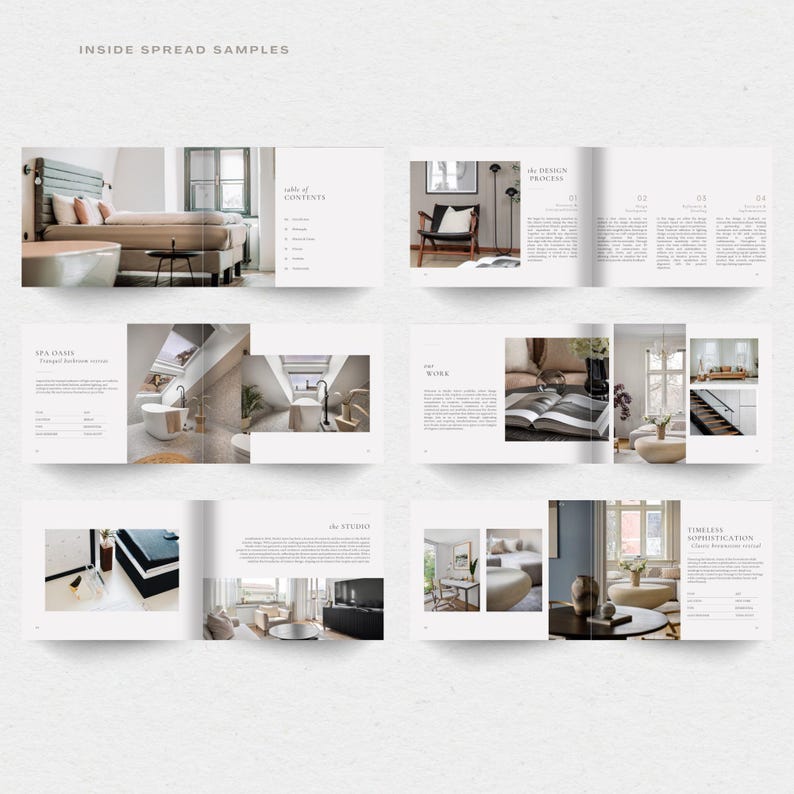 Interior Designer Portfolio Template: Client Services Guide (canva, 48 ...