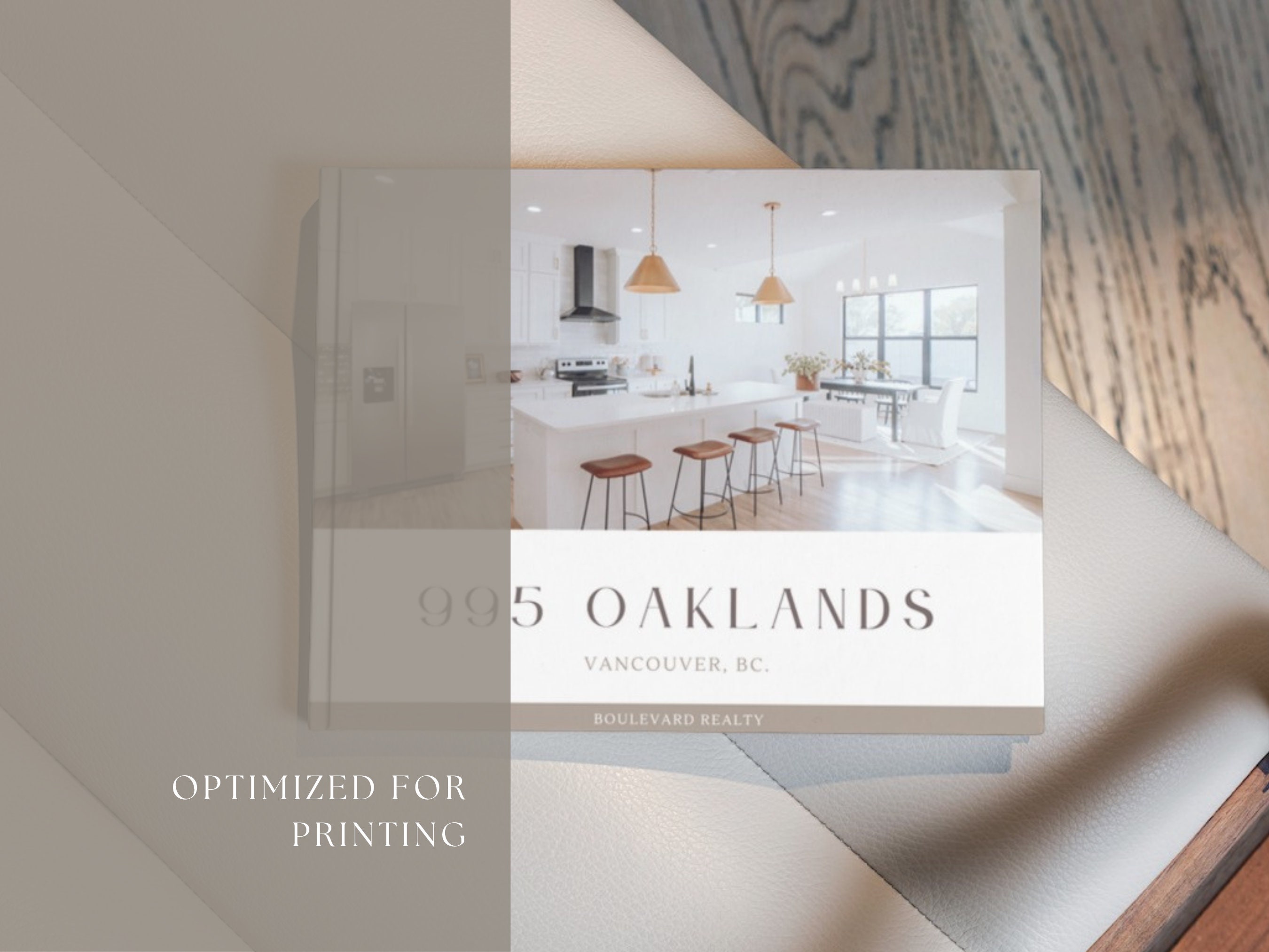 Minimal Luxury Property Brochure Real Estate Listing Booklet Modern