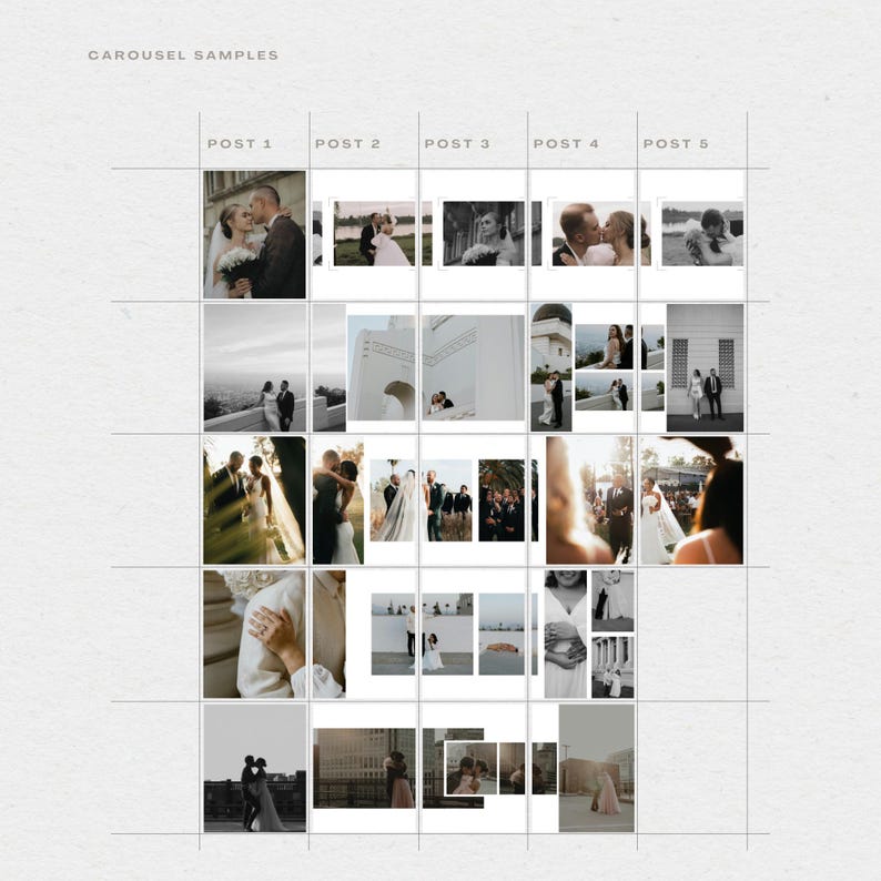 Photography Instagram Carousel Templates: Photographer Social Media ...