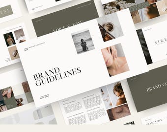 Brand Style Guide Template: Branding Guidelines Presentation (Canva, 50 Pages)