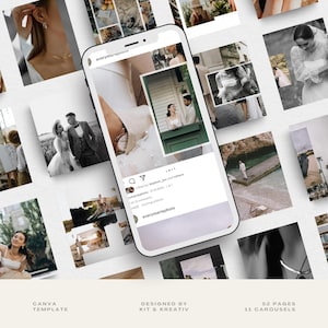 Photography Business Instagram Carousel Template Bundle Photographer Social Media Templates for Content Creator IG Carousel Post Templates