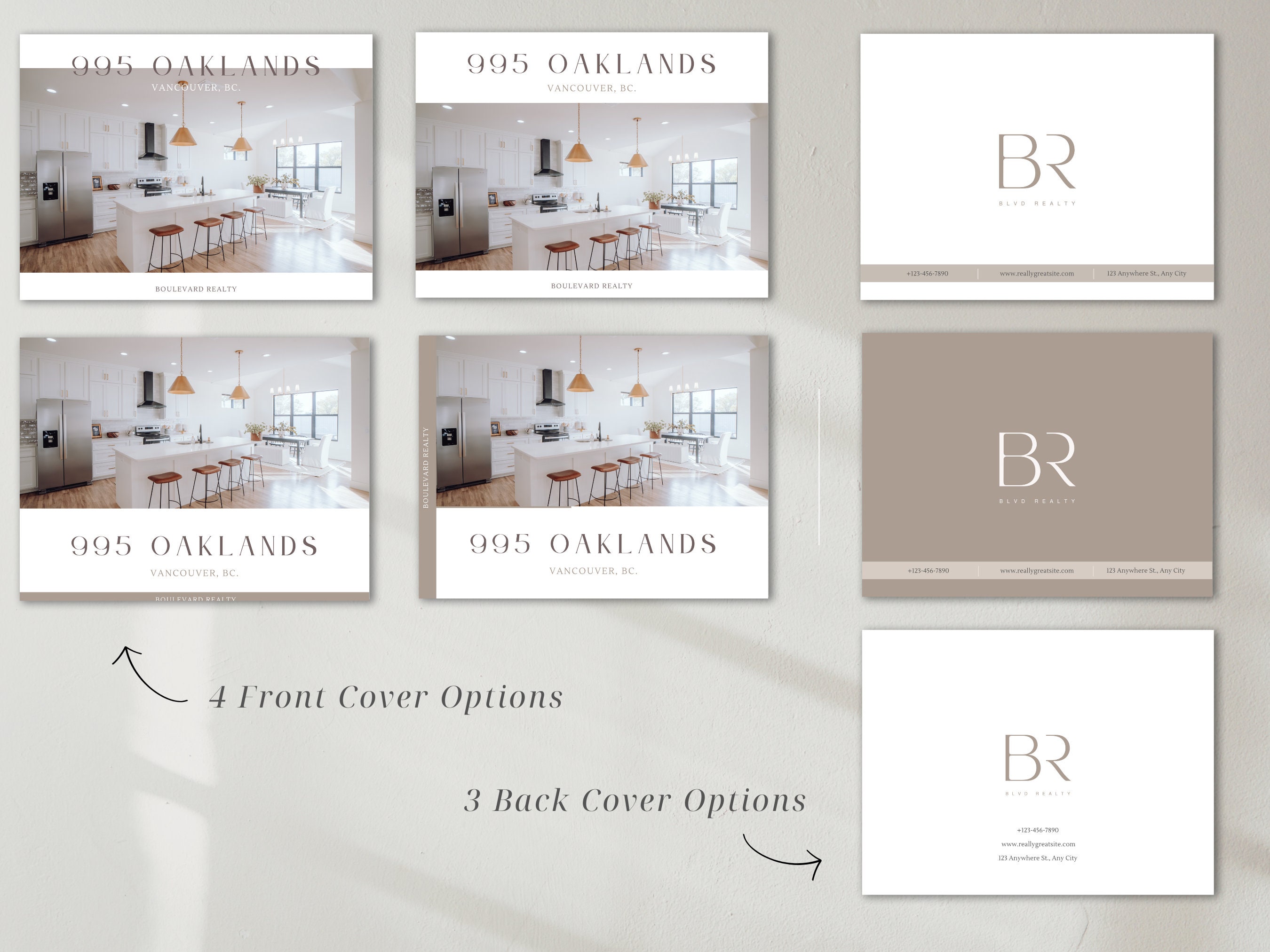 Minimal Luxury Property Brochure Real Estate Listing Booklet Modern