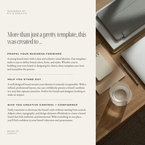 Brand Board Template Bundle for Brand Strategists Editable Canva Branding Kit Templates Mood Boards Logo Presentation Branding Guidelines image 4