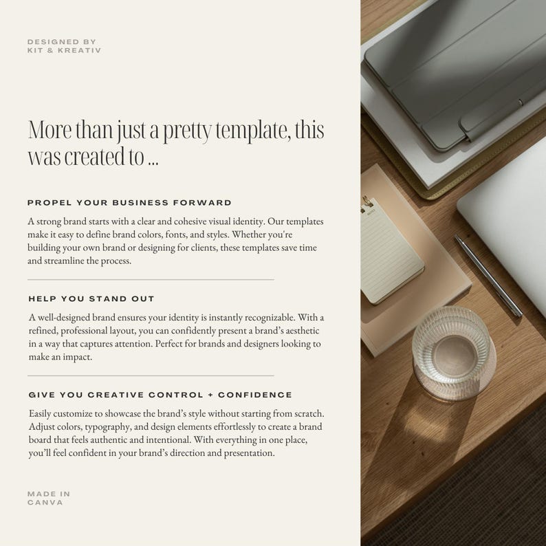 Brand Board Template Bundle for Brand Strategists Editable Canva Branding Kit Templates Mood Boards Logo Presentation Branding Guidelines image 4