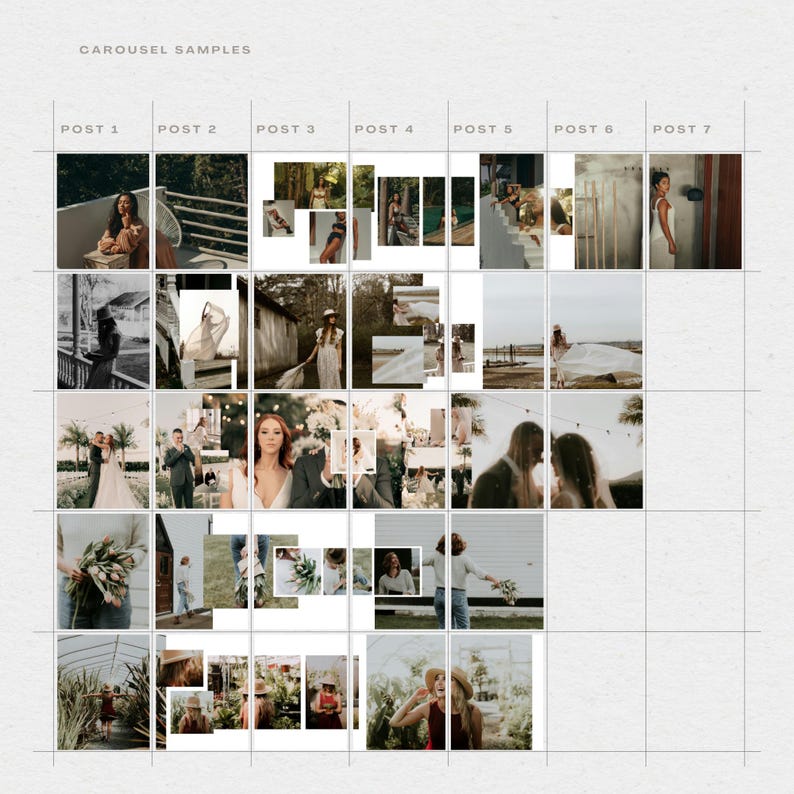 Photography Business Instagram Carousel Template Bundle Photographer ...