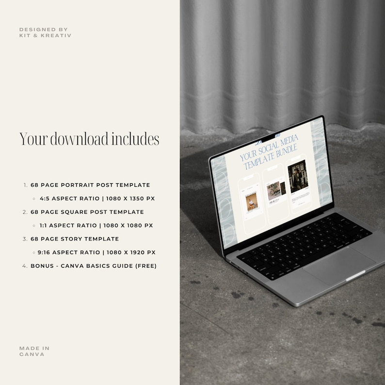 Photographer Instagram Template Bundle Minimal Photographer IG Story and Post Canva Templates Social Media Photography Business Marketing image 9