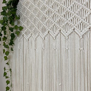 Macrame door curtain, boho Window and door curtain, living room  macrame curtain,Wedding backdrop,wall hanging dooray curtain,room divider