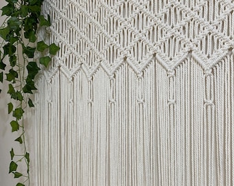 Macrame door curtain, boho Window and door curtain, living room  macrame curtain,Wedding backdrop,wall hanging dooray curtain,room divider