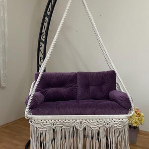 Hammock Chair,Macrame Swing Chair,Hanging Chair,Hanging Swing,Handmade Swing,Seat Swing,Garden Swing,Patio Hammock,Rocking Chair,House Gift