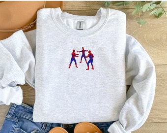 Spiderman Embroidered Sweatshirt