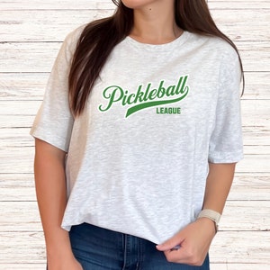 Pickleball League T-Shirt, Pickleball Short Sleeve Tee, Pickleball Shirt, Pickleball Apparel, Pickleball Team, Gift for Pickleball player